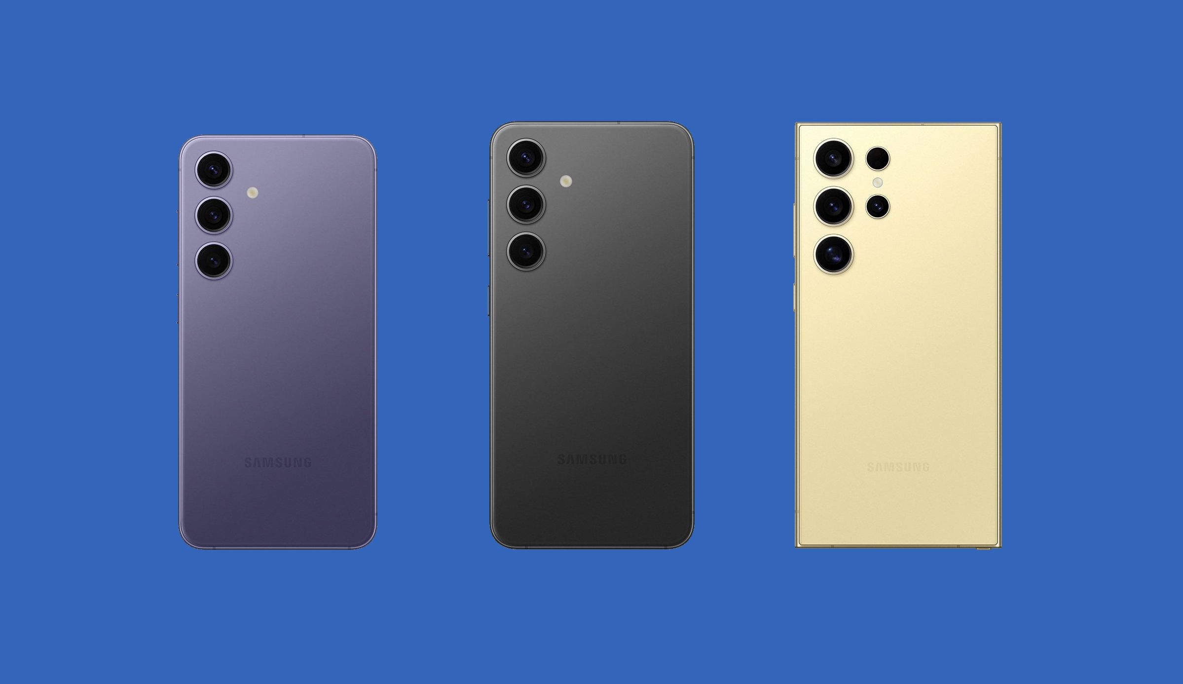 Les premières images officielles des Samsung Galaxy S24, Galaxy S24+ et Galaxy S24 Ultra ont fait surface. Les premières images officielles des Samsung Galaxy S24, Galaxy S24+ et Galaxy S24 Ultra ont fait surface.