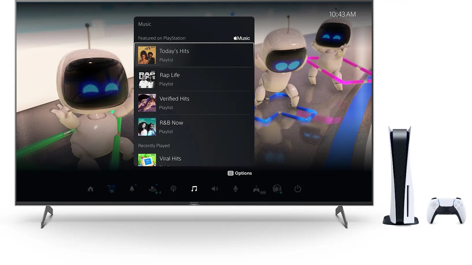 La PlayStation 5 est la première console de jeu entièrement intégrée à Apple Music La PlayStation 5 est la première console de jeu entièrement intégrée à Apple Music
