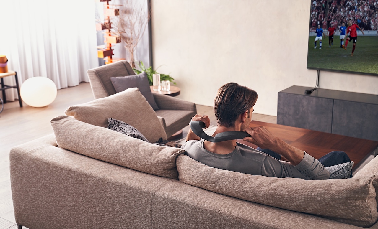 Sony a présenté le haut-parleur de cou compatible Dolby Atmos SRS-NS7 Sony a présenté le haut-parleur de cou compatible Dolby Atmos SRS-NS7