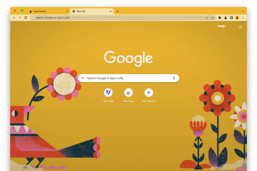 Google introduit des thèmes de couleur de type "Material You" dans Chrome de bureau Google introduit des thèmes de couleur de type "Material You" dans Chrome de bureau