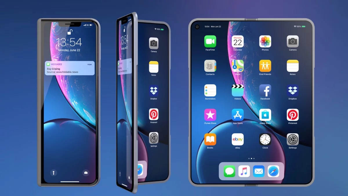 Un design révolutionnaire visualisé : l’iPhone pliable du futur iPhone pliable : Un aperçu de l’avenir en images