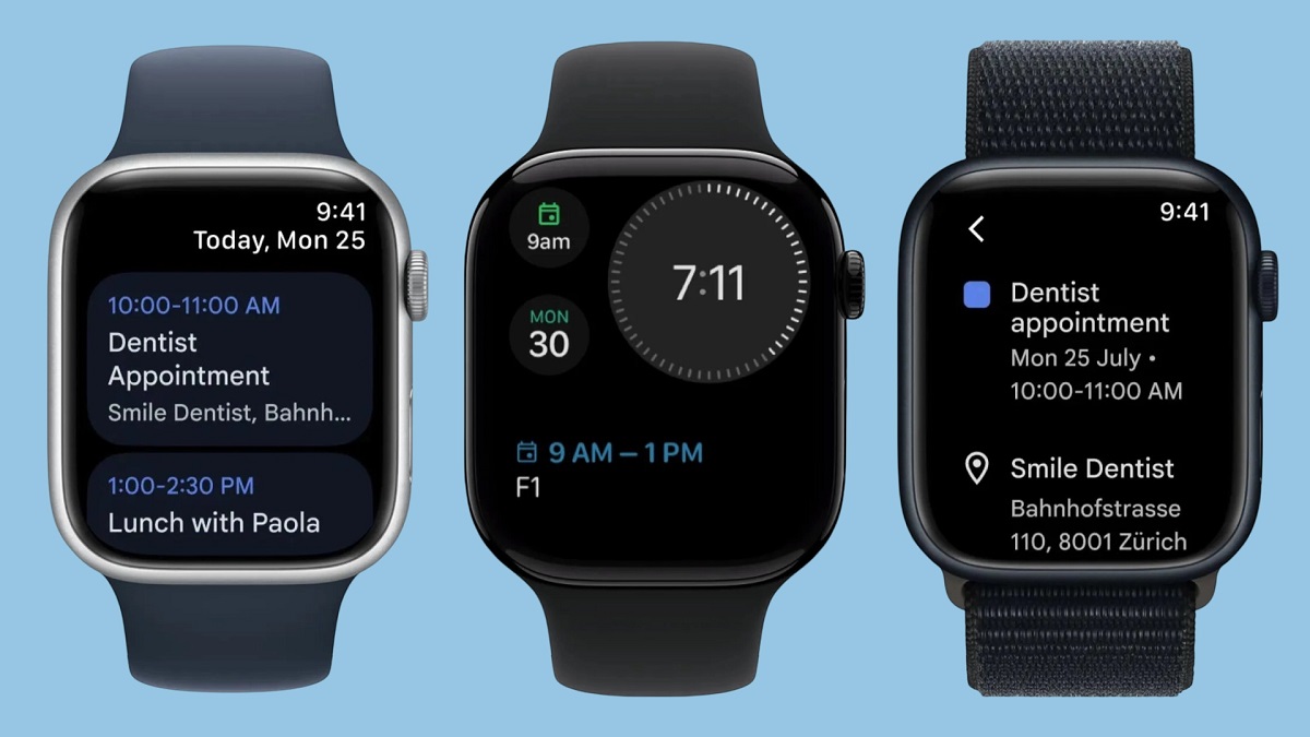 Intégration de rêve : Google Calendar est personnalisable pour Apple Watch Google Calendar désormais disponible sur Apple Watch : détails sur l'intégration
