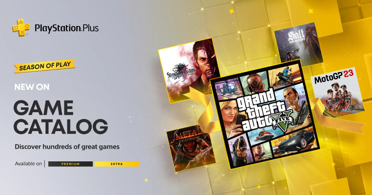 PlayStation Plus Extra et Deluxe proposera 19 nouveaux jeux : GTA V, Metal : Hellsinger, Moonscars, et autres. PlayStation Plus Extra et Deluxe proposera 19 nouveaux jeux : GTA V, Metal : Hellsinger, Moonscars, et autres.