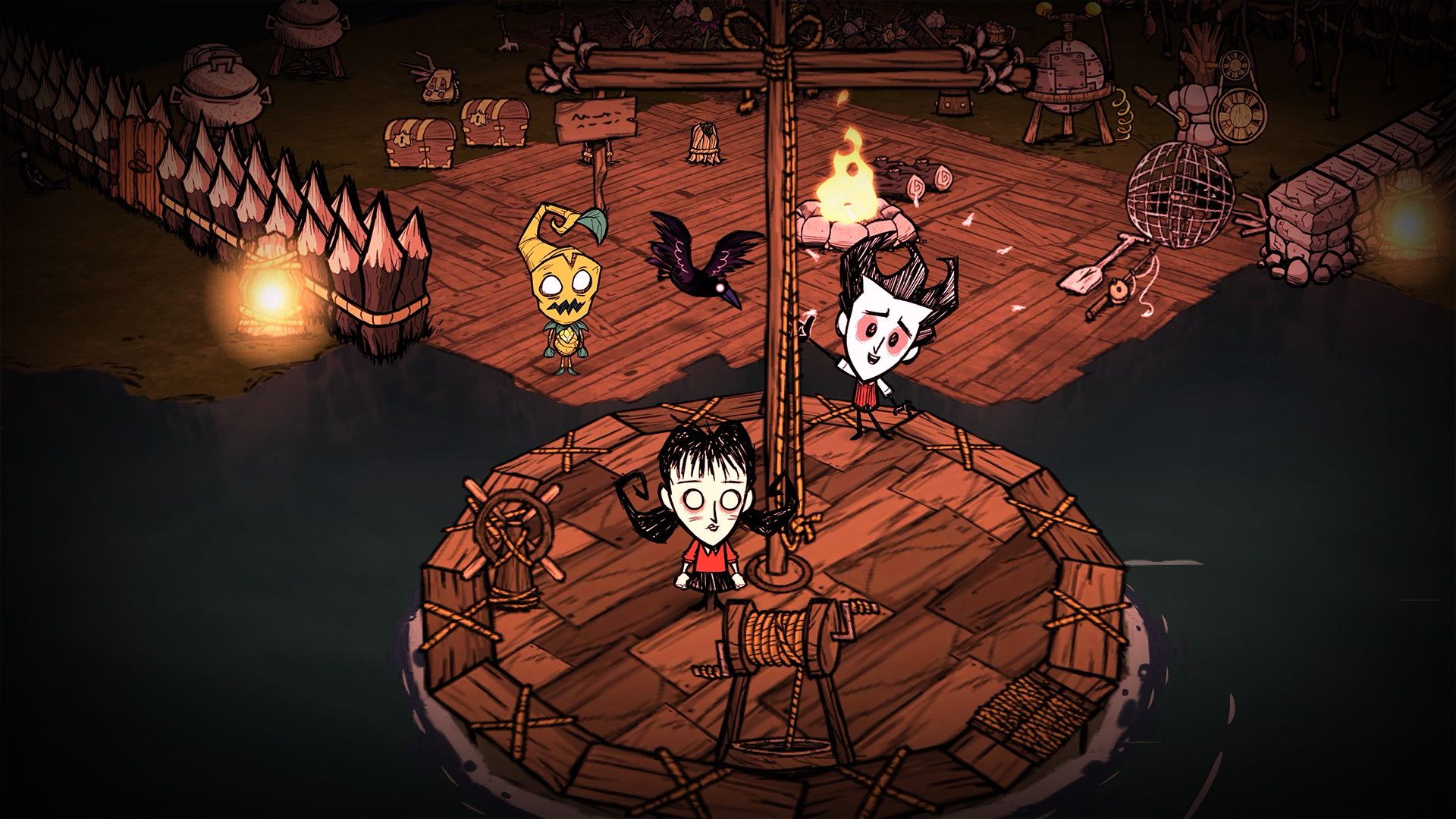 Regarder Don't Starve Together à travers un prisme : analyser la capture d'écran En savoir plus sur la conception visuelle de Don't Starve Together