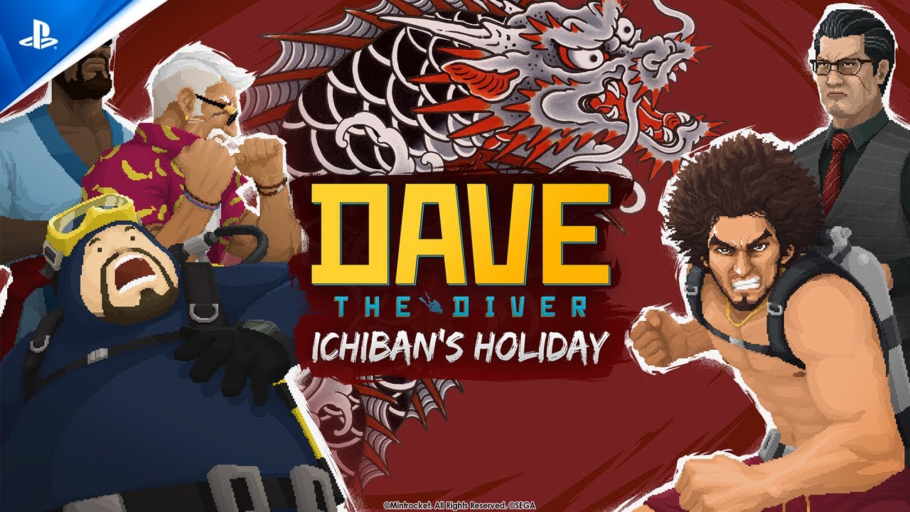 Dave the Diver et Like a Dragon s'associent pour une collaboration artistique Une collaboration entre Dave the Diver et Like a Dragon : Que peut-on attendre de l'affiche commune ?