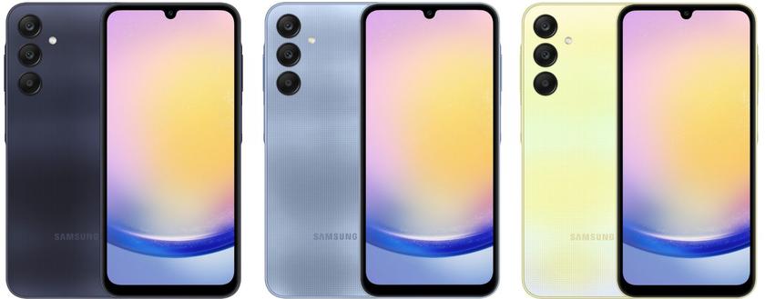Samsung Galaxy A25 - Exynos 1280, appareil photo 50MP, écran 120Hz et Android 14 à partir de 270 Samsung Galaxy A25 - Exynos 1280, appareil photo 50MP, écran 120Hz et Android 14 à partir de 270