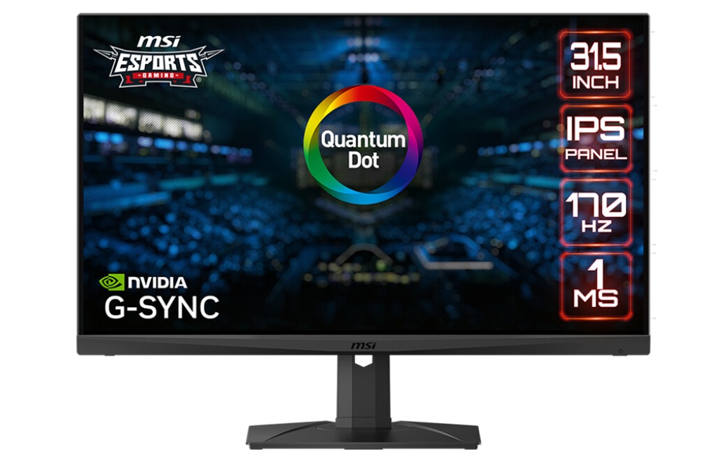 MSI présente un moniteur à points quantiques avec une fréquence d'images jusqu'à 170 Hz et une résolution WQHD MSI présente un moniteur à points quantiques avec une fréquence d'images jusqu'à 170 Hz et une résolution WQHD