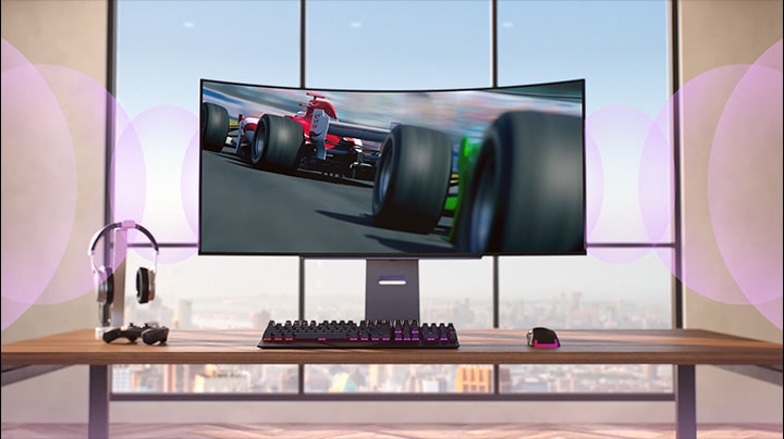 Des jeux OLED sur grand écran : découverte du LG UltraGear 45GX90SA LG UltraGear OLED 45GX90SA : moniteur de jeu avec support pour le jeu en streaming