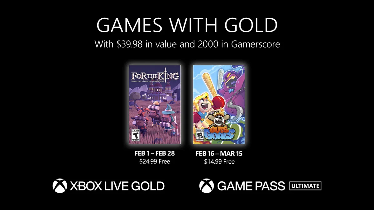 Microsoft partage les jeux qui seront disponibles dans Xbox Live Gold en février Microsoft partage les jeux qui seront disponibles dans Xbox Live Gold en février