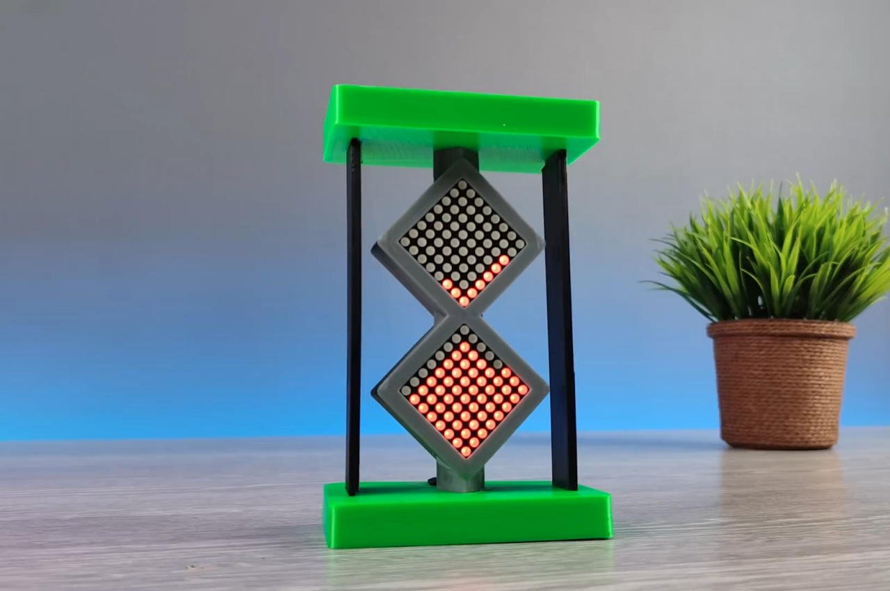 Ce sablier numérique DIY offre une sensation rétro sans le sable en désordre-2 Ce sablier numérique DIY offre une sensation rétro sans le sable en désordre-2