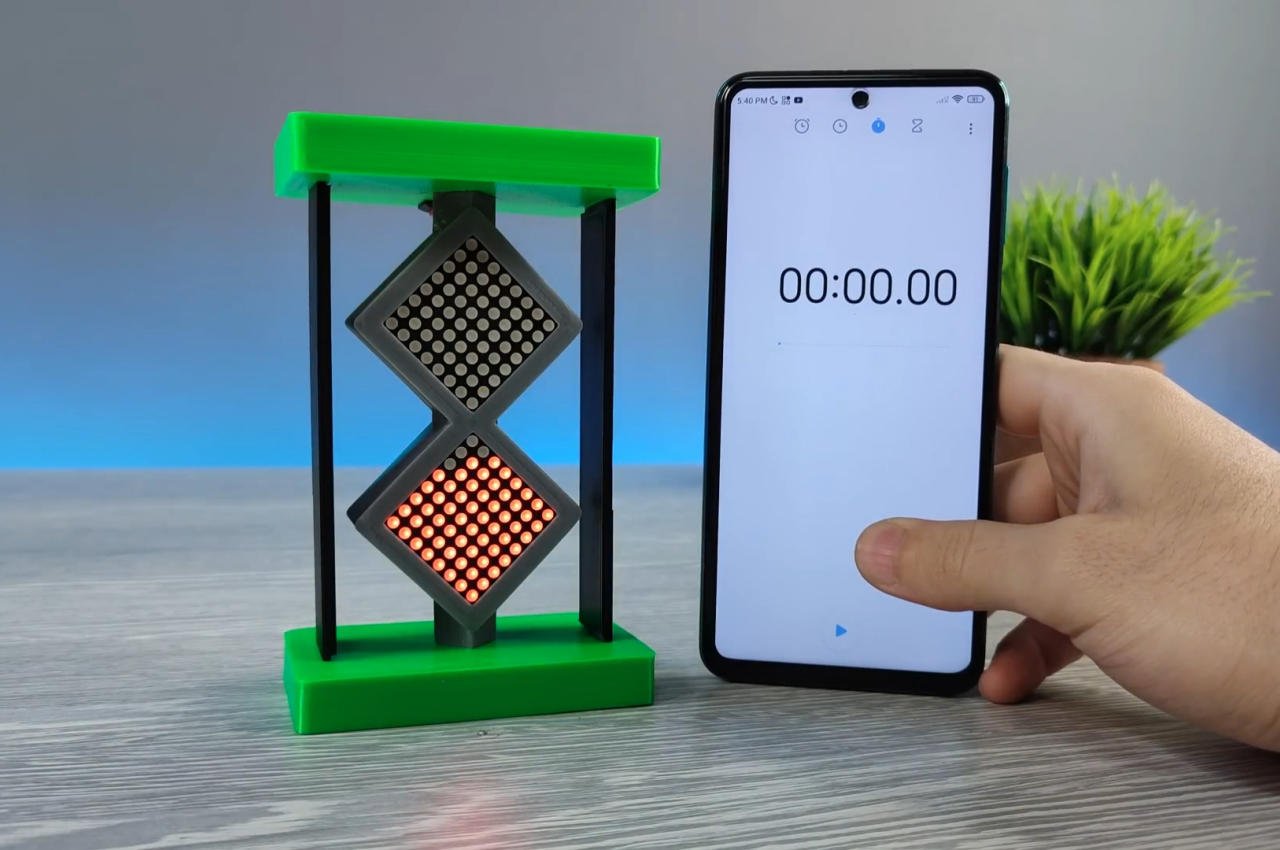 Ce sablier numérique DIY offre une sensation rétro sans le sable en désordre-5