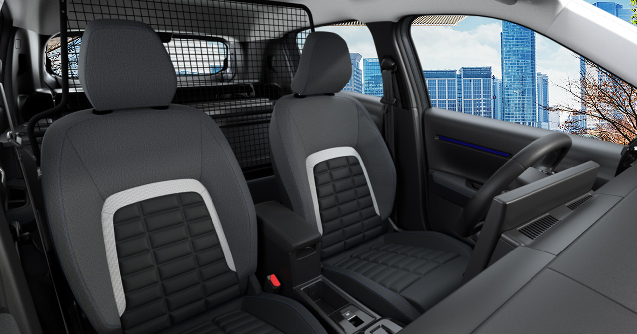 Intérieur du Citroën e-C3 VAN Intérieur du Citroën e-C3 VAN