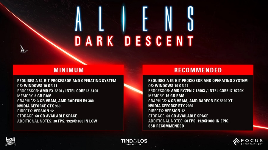 Les développeurs d'Aliens : Dark Descent ont publié la configuration requise pour le jeu basé sur la célèbre franchise.-2 Les développeurs d'Aliens : Dark Descent ont publié la configuration requise pour le jeu basé sur la célèbre franchise.-2