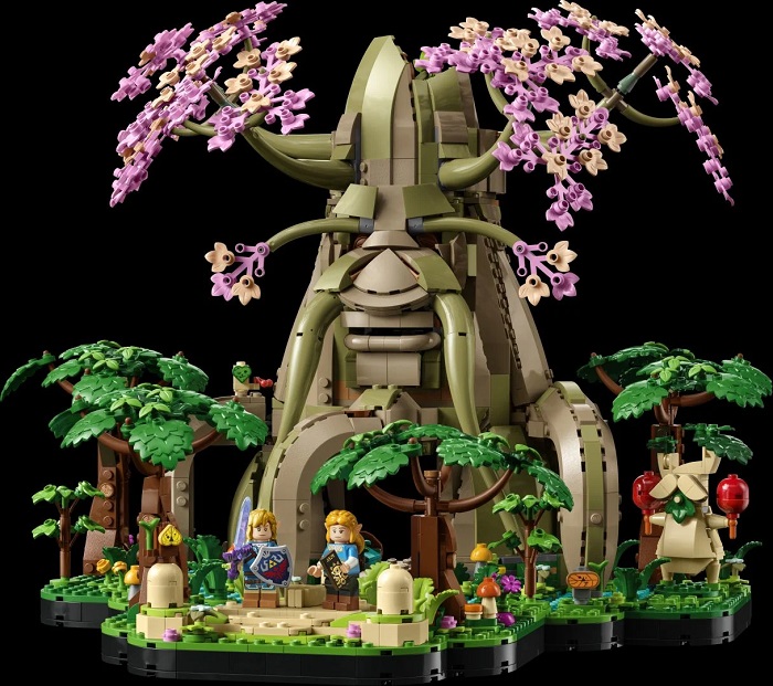 Dans le cadre d'une collaboration intéressante entre Nintendo et LEGO, le premier constructeur sur le thème de The Legend of Zelda a été annoncé. Il vous permettra d'assembler deux variantes du Grand Arbre de Deku.-2 Dans le cadre d'une collaboration intéressante entre Nintendo et LEGO, le premier constructeur sur le thème de The Legend of Zelda a été annoncé. Il vous permettra d'assembler deux variantes du Grand Arbre de Deku.-2
