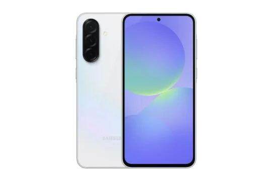 Le Galaxy A36 5G dans un blanc éclatant