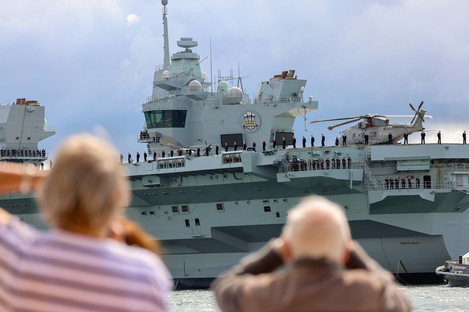 Le HMS Prince of Wales, d'une valeur de 3,85 milliards de dollars, a mis le cap sur les États-Unis. Le plus grand porte-avions britannique recevra des avions de chasse F-35B, des avions convertibles MV-22 et des drones.-2 Le HMS Prince of Wales, d'une valeur de 3,85 milliards de dollars, a mis le cap sur les États-Unis. Le plus grand porte-avions britannique recevra des avions de chasse F-35B, des avions convertibles MV-22 et des drones.-2