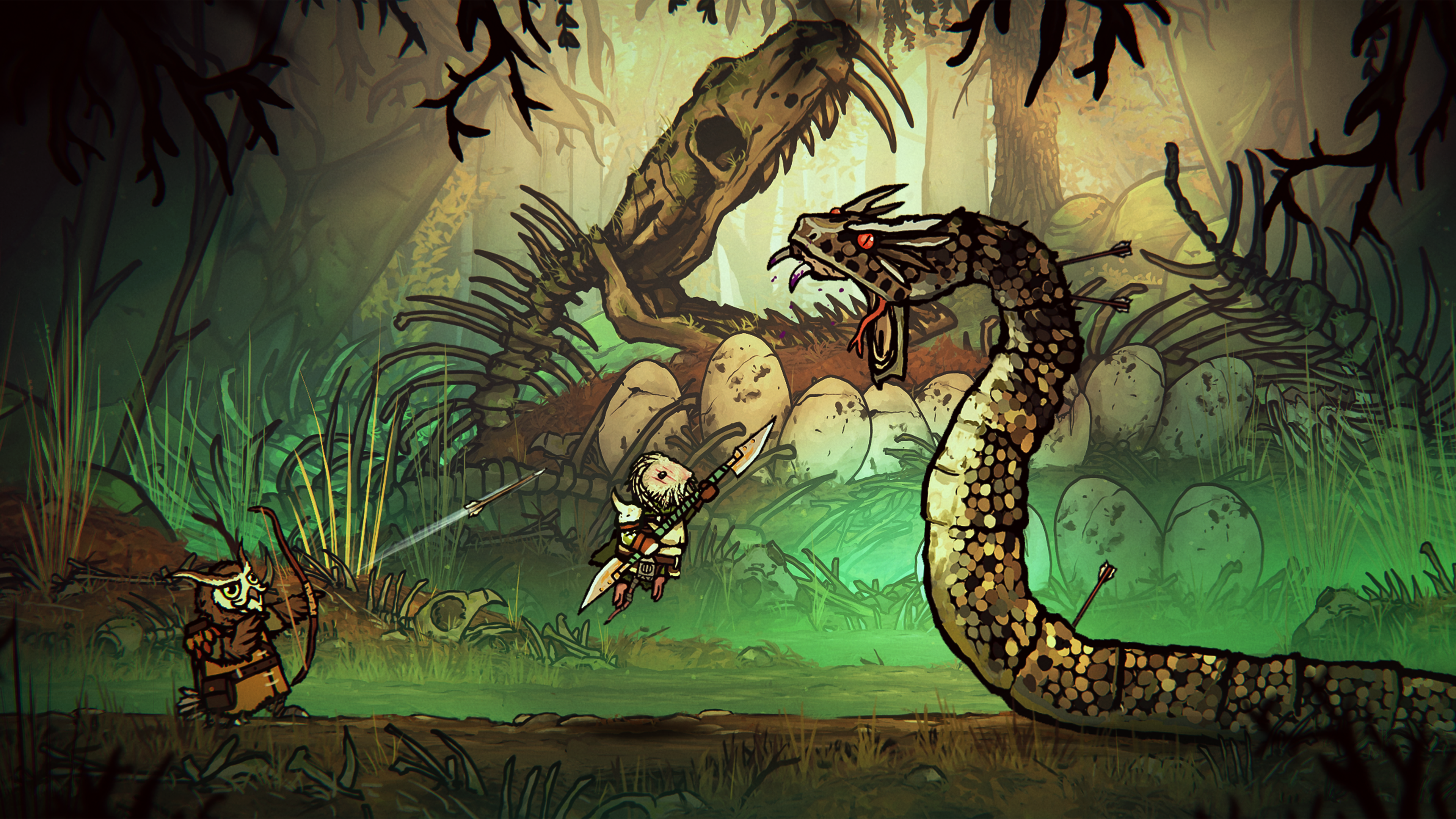 Le serpent dans Tails of Iron 2 Le serpent dans Tails of Iron 2