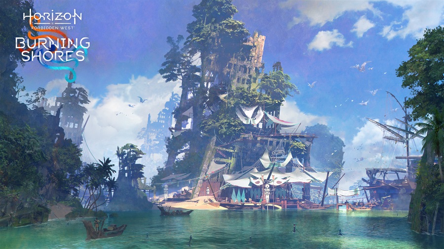 Sony a publié de nouvelles captures d'écran de l'extension Burning Shores pour Horizon Forbidden West. Un court extrait de la tribu Quen Navigator est également montré.-3 Sony a publié de nouvelles captures d'écran de l'extension Burning Shores pour Horizon Forbidden West. Un court extrait de la tribu Quen Navigator est également montré.-3