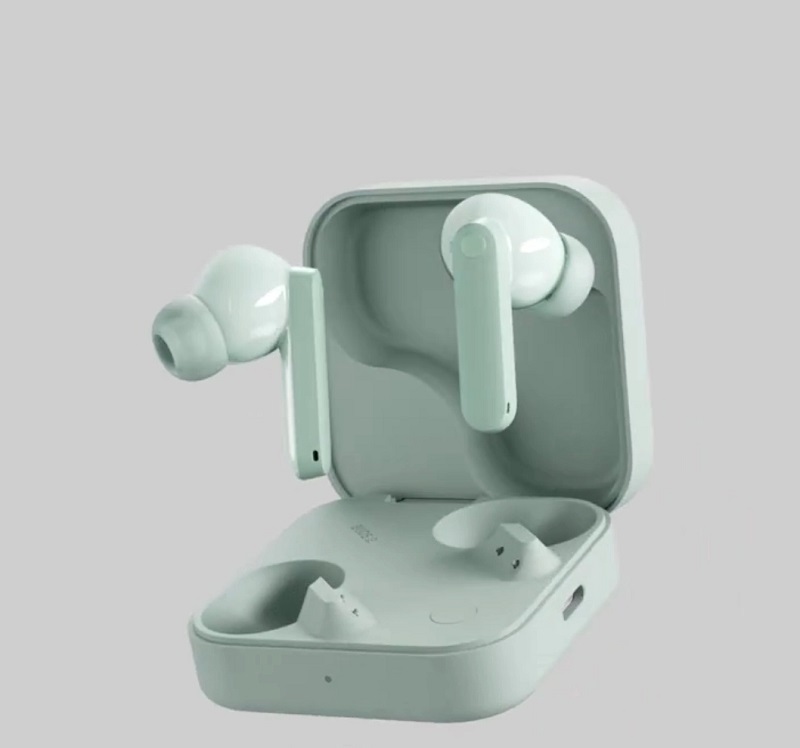 Boîtier des écouteurs CMF Buds 2 avec régulateur translucide Boîtier des écouteurs CMF Buds 2 avec régulateur translucide