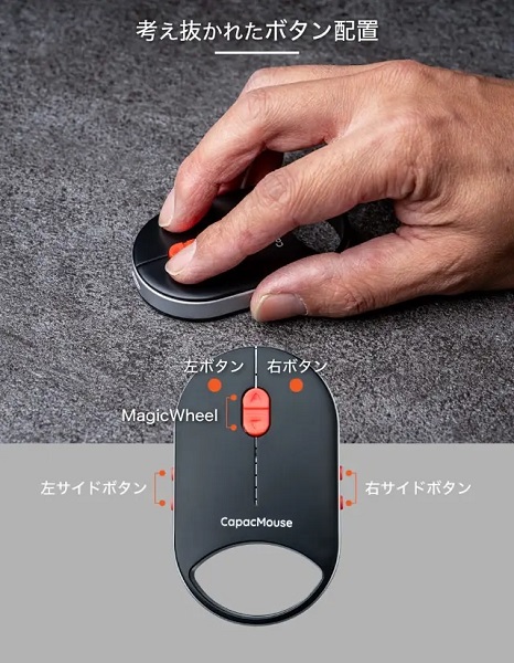 CapacMouse Pro - vue 1 CapacMouse Pro - vue 1