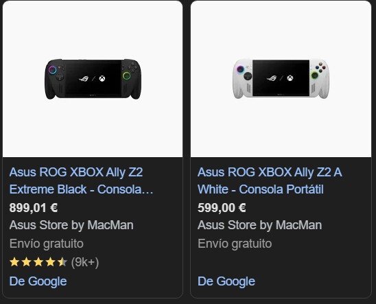 ROG Xbox Ally console portable ROG Xbox Ally console portable