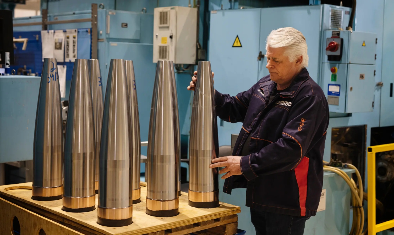 Production de projectiles Image illustrative de la production de coquillages