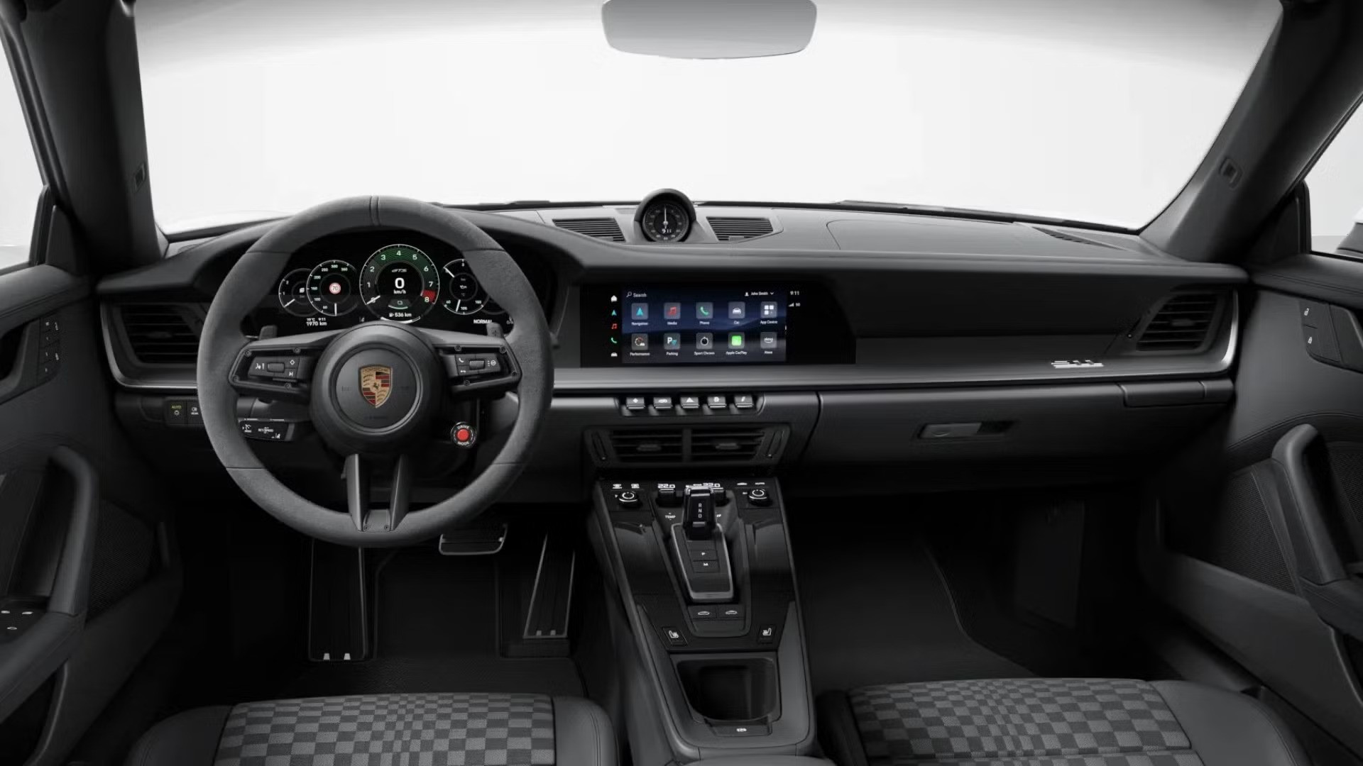 Tableau de bord de la Porsche 911 Carrera Tableau de bord de la Porsche 911 Carrera