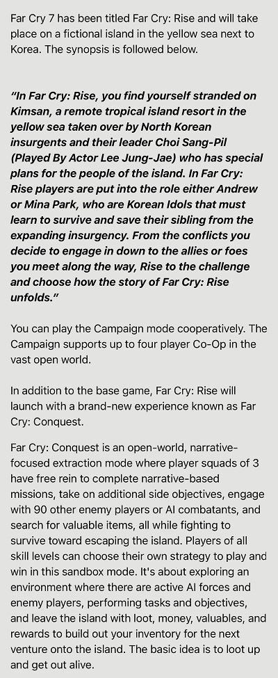 Rumeur : Far Cry se déroulera en Corée du Nord et le principal méchant sera interprété par la star de Squid Game.-2 Rumeur : Far Cry se déroulera en Corée du Nord et le principal méchant sera interprété par la star de Squid Game.-2
