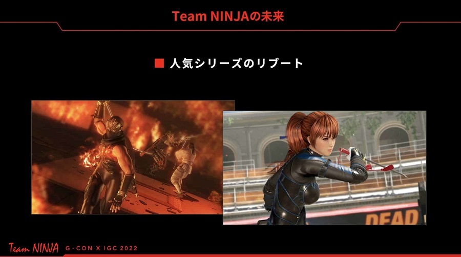 Les classiques japonais remis au goût du jour : Team Ninja travaille sur un reboot de ses séries Ninja Gaiden et Dead or Alive.-2 Les classiques japonais remis au goût du jour : Team Ninja travaille sur un reboot de ses séries Ninja Gaiden et Dead or Alive.-2