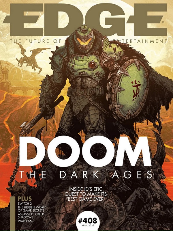La couverture du nouveau numéro d'Edge La couverture du nouveau numéro du magazine Edge