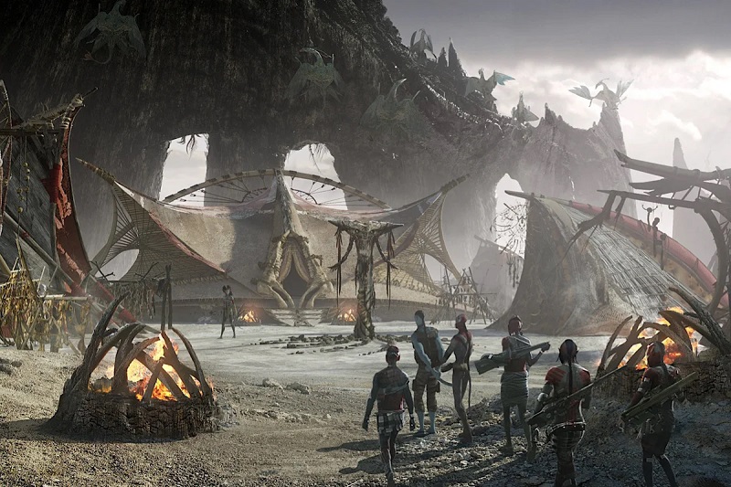 La beauté de Pandora, les clans Na'vi et les dirigeables : Disney dévoile cinq illustrations frappantes du troisième volet d'Avatar-2 La beauté de Pandora, les clans Na'vi et les dirigeables : Disney dévoile cinq illustrations frappantes du troisième volet d'Avatar-2