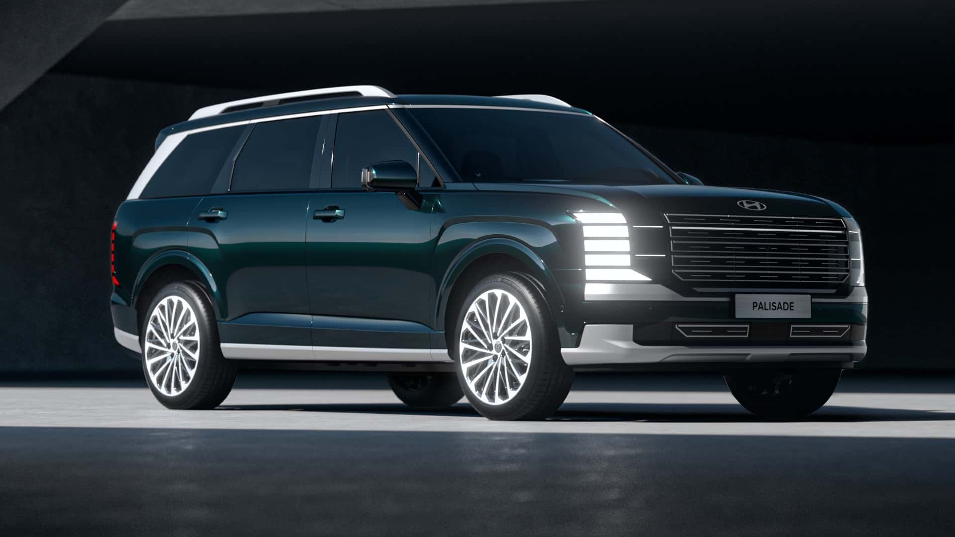 Hyundai Palisade vue arrière Hyundai Palisade vue arrière