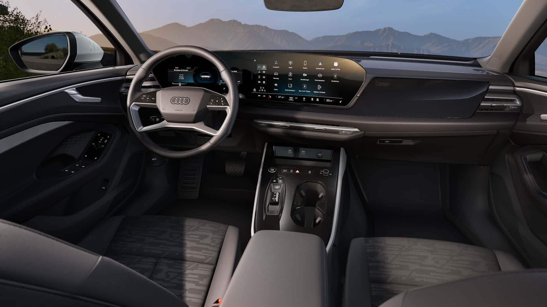 Design intérieur de l'Audi A6 Avant dans la configuration de base
