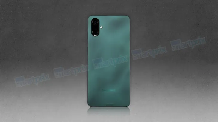 Samsung Galaxy F06 Renderer - Vue arrière Samsung Galaxy F06 Renderer - Vue arrière