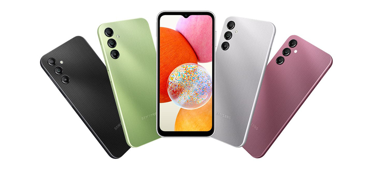 Galaxy A14 Galaxy A14. Illustration : Samsung
