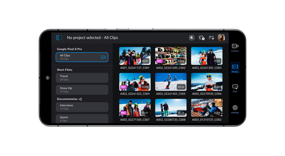 Mise à jour Blackmagic Camera 2.0 pour Android Mise à jour Blackmagic Camera 2.0 pour Android