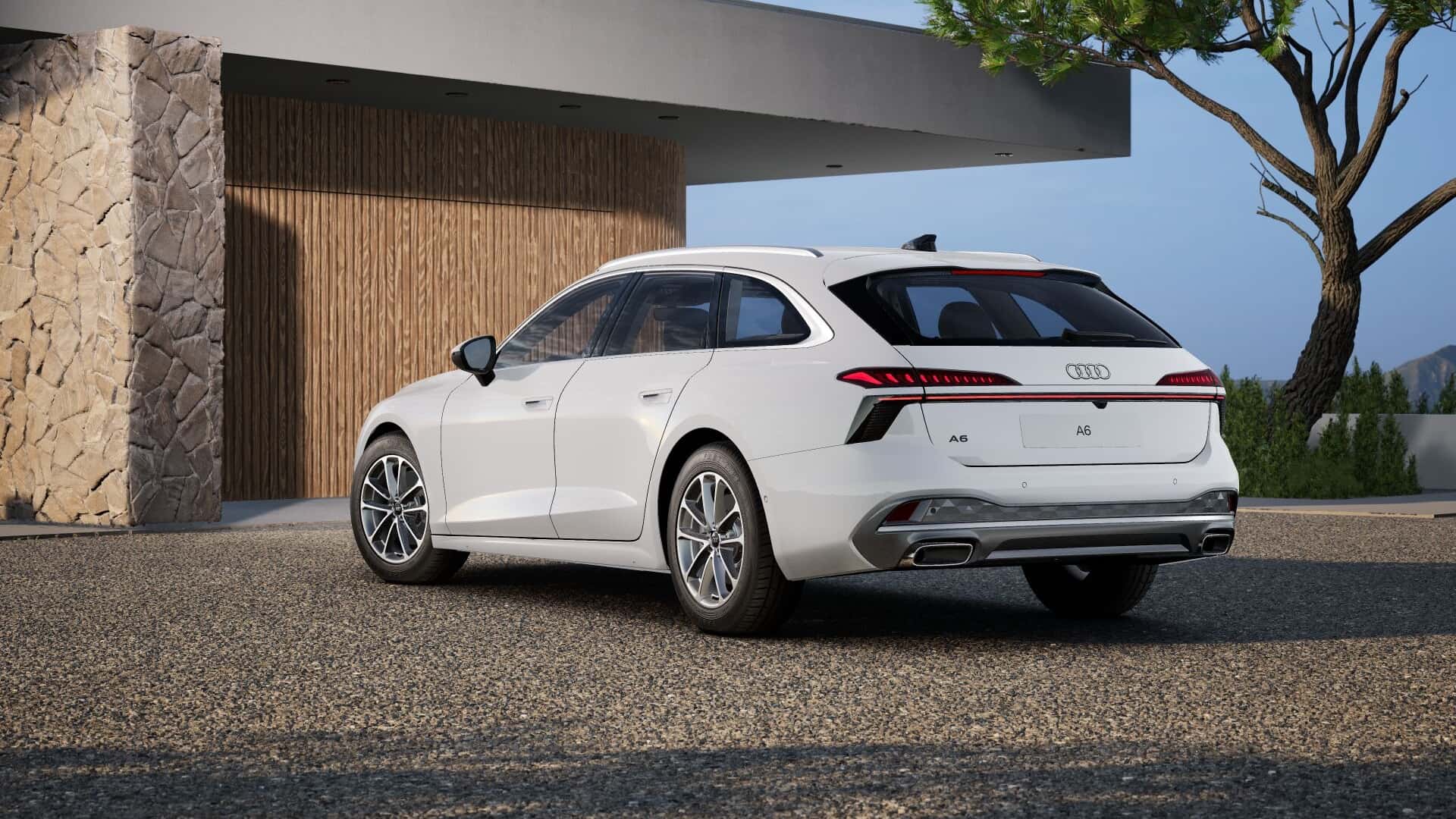 Design de l'Audi A6 Avant 2025 dans la configuration de base
