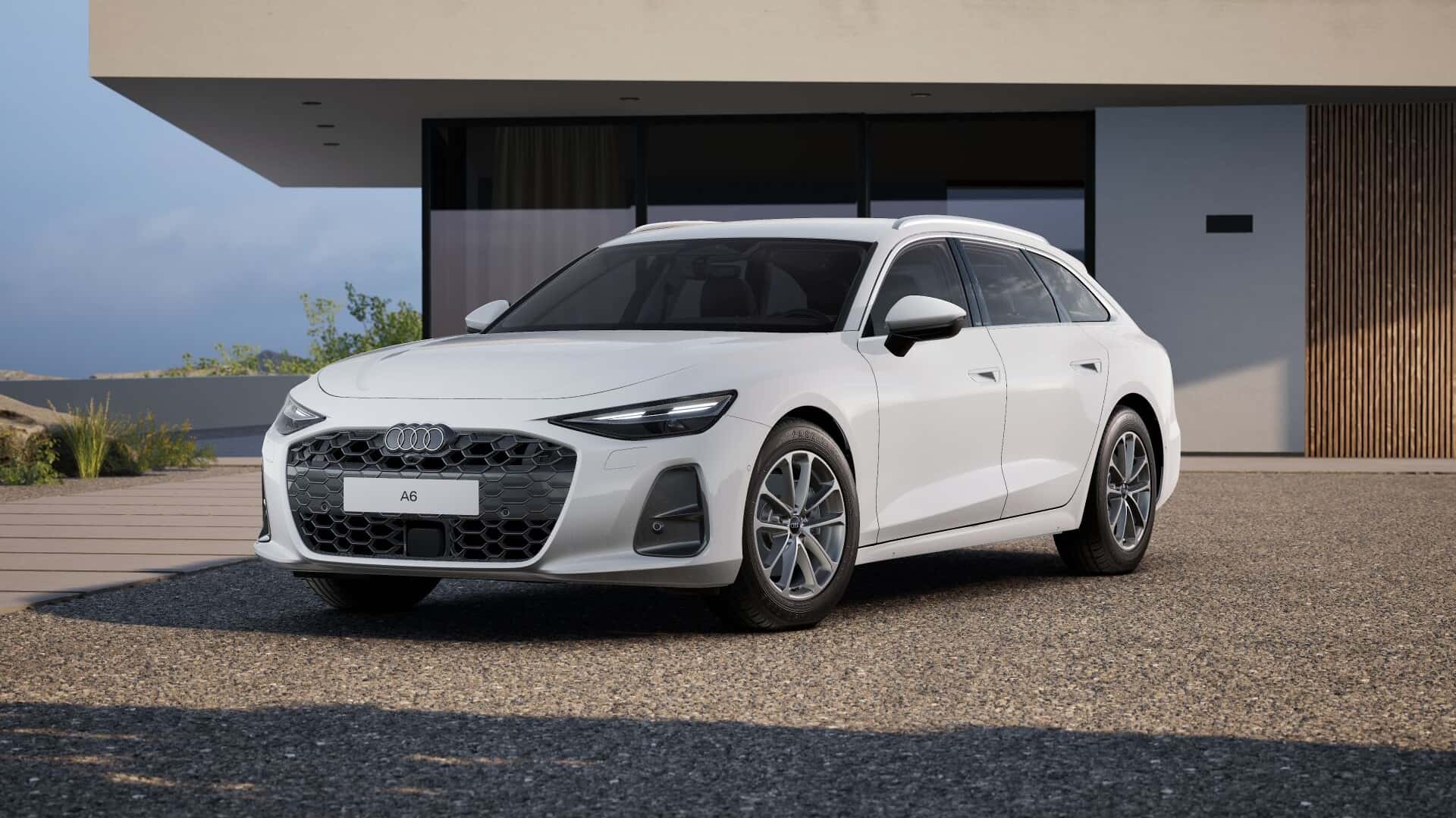 Design de l'Audi A6 Avant 2025 dans la configuration de base