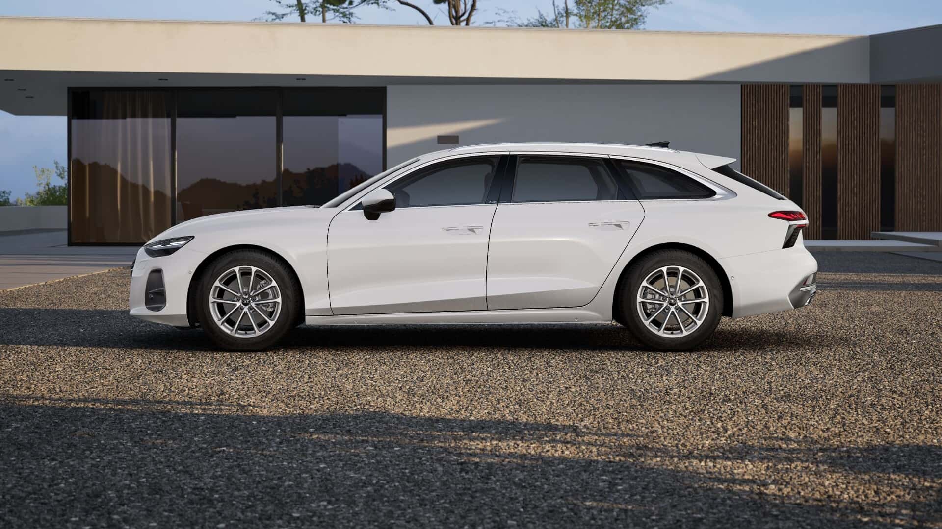 Design de l'Audi A6 Avant 2025 dans la configuration de base