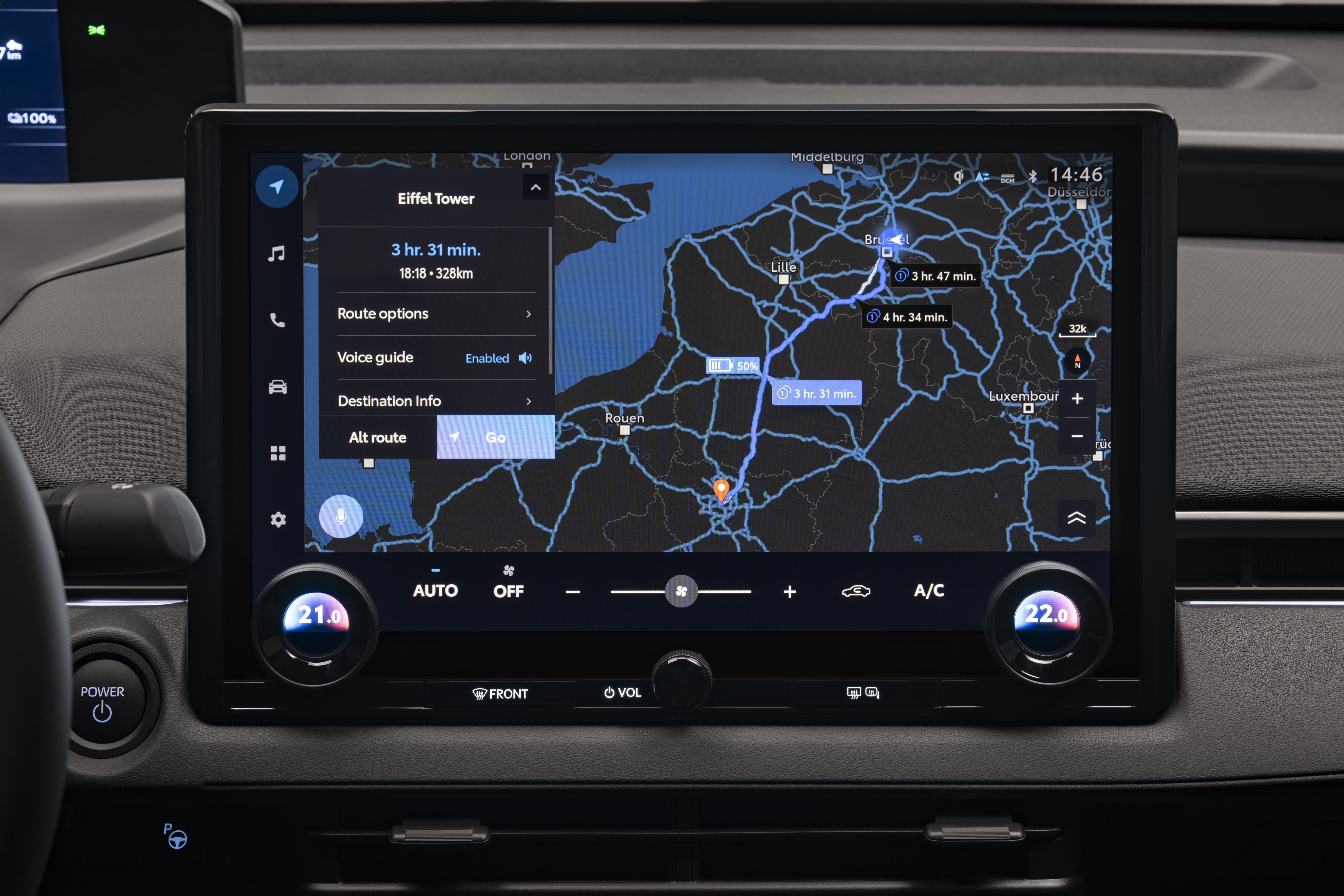 Intérieur de la nouvelle Toyota bZ4X - vue 7 Intérieur de la nouvelle Toyota bZ4X - vue 7
