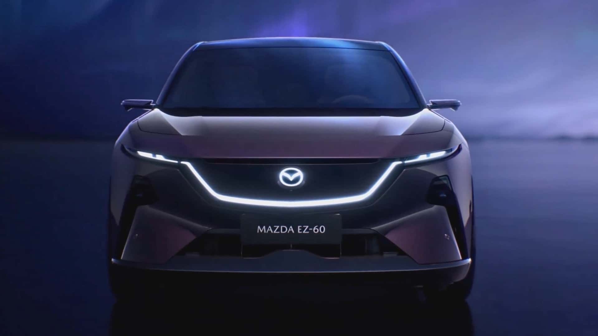 Mazda EZ-60 crossover électrique. Mazda EZ-60 crossover électrique.