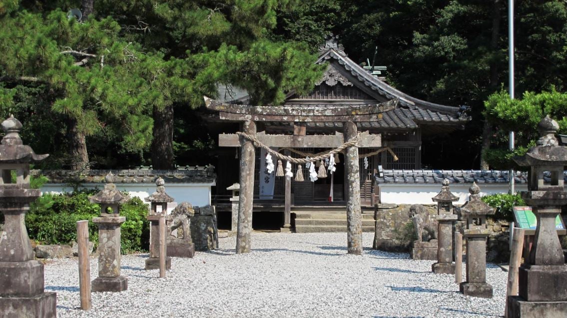 Sanctuaire de Watazumi Sanctuaire de Watazumi sur l'île de Tsushima