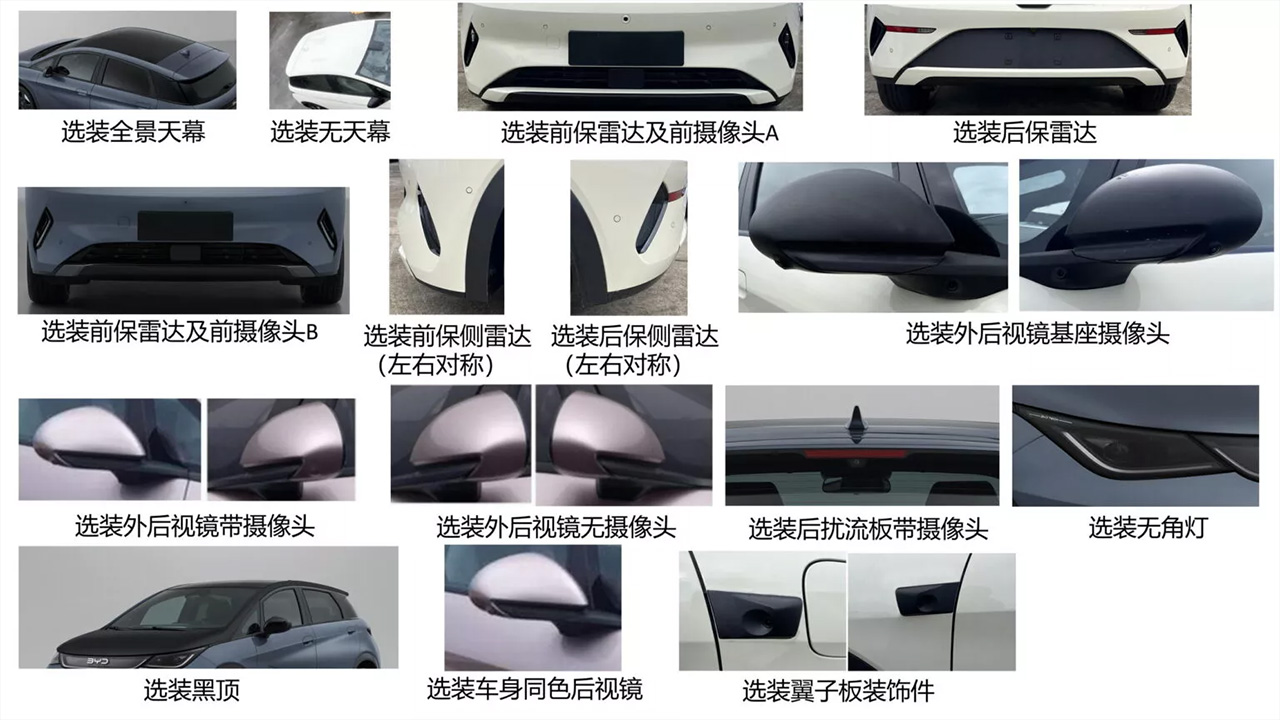 BYD Dolphin 2026 rénové : vue arrière BYD Dolphin 2026 rénové : vue arrière