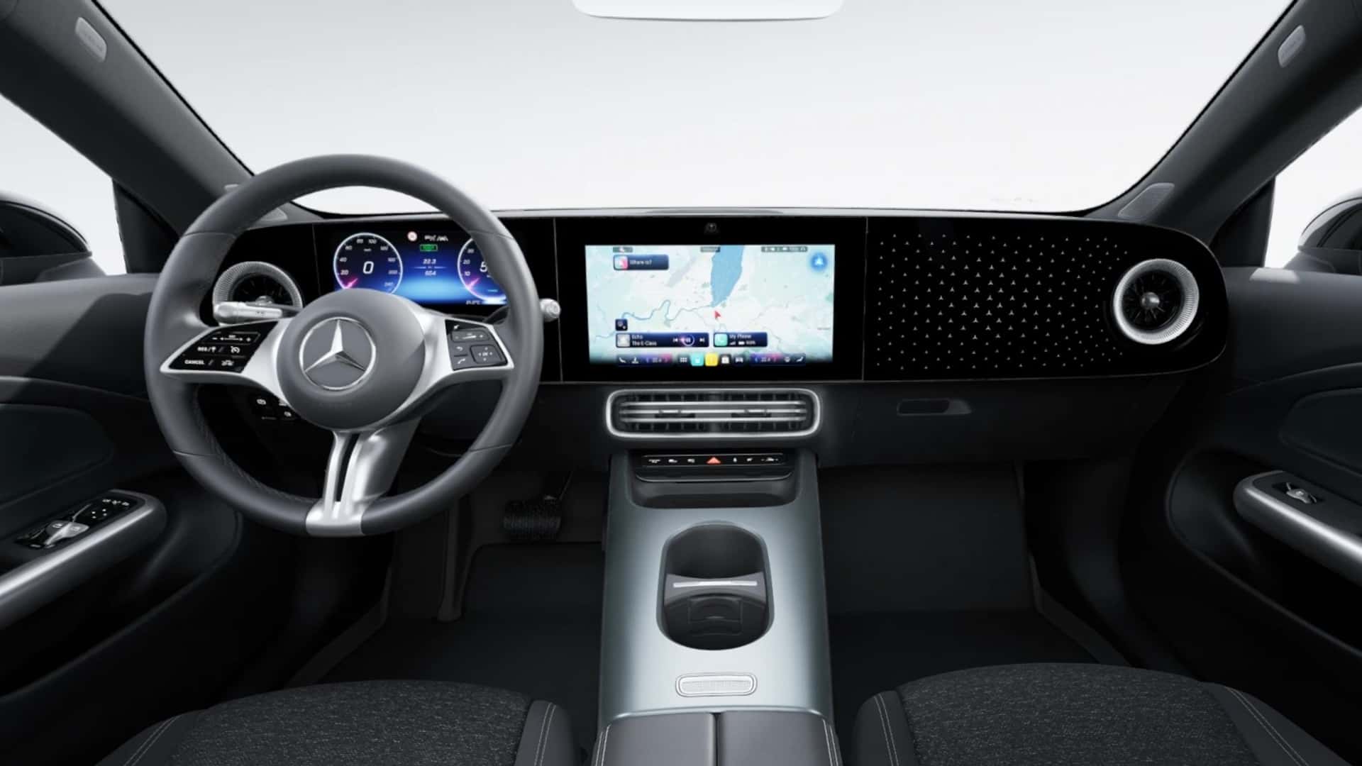 Intérieur de la nouvelle Mercedes-Benz CLA Intérieur de la nouvelle Mercedes-Benz CLA