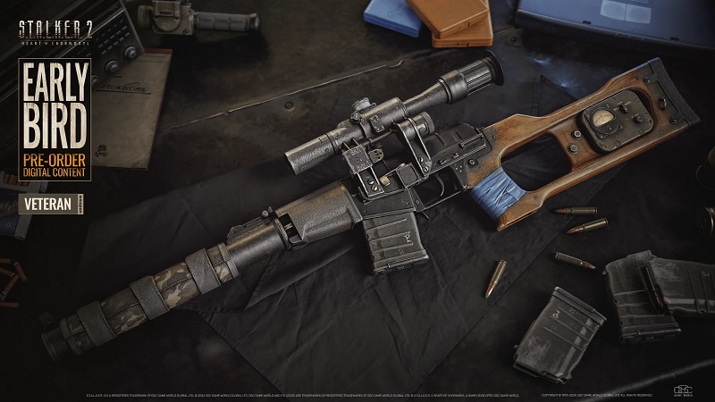 Fusil, combinaison et sac à dos - Les développeurs de Stalker 2 : Heart of Chornobyl ont révélé les objets que les joueurs recevront en pré-commande.-3 Fusil, combinaison et sac à dos - Les développeurs de Stalker 2 : Heart of Chornobyl ont révélé les objets que les joueurs recevront en pré-commande.-3