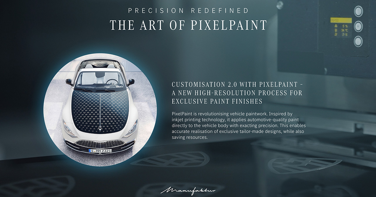 Présentation de la technologie PixelPaint Présentation de la technologie PixelPaint Mercedes-Benz