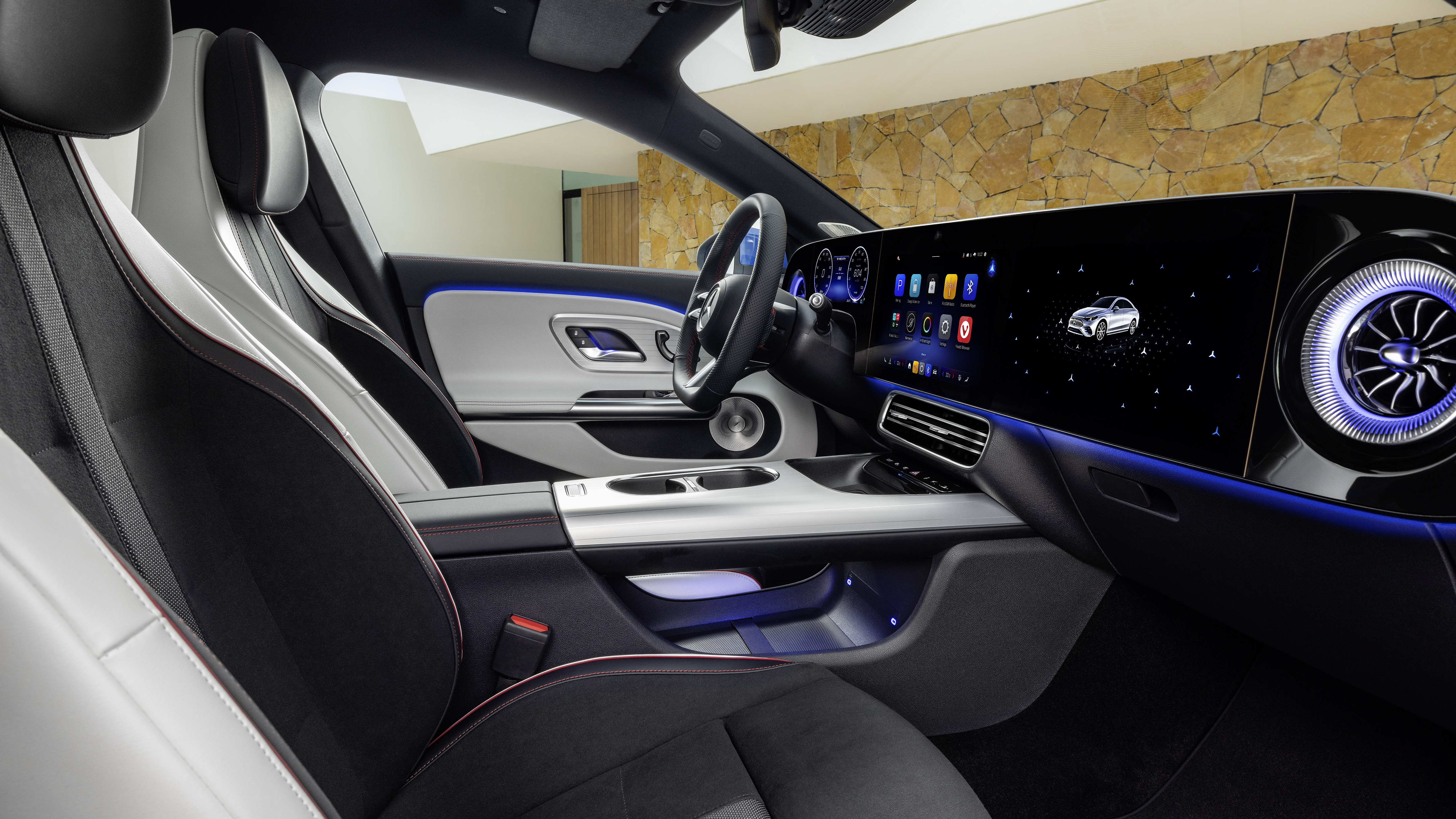 Intérieur de la nouvelle Mercedes-Benz CLA Intérieur de la nouvelle Mercedes-Benz CLA