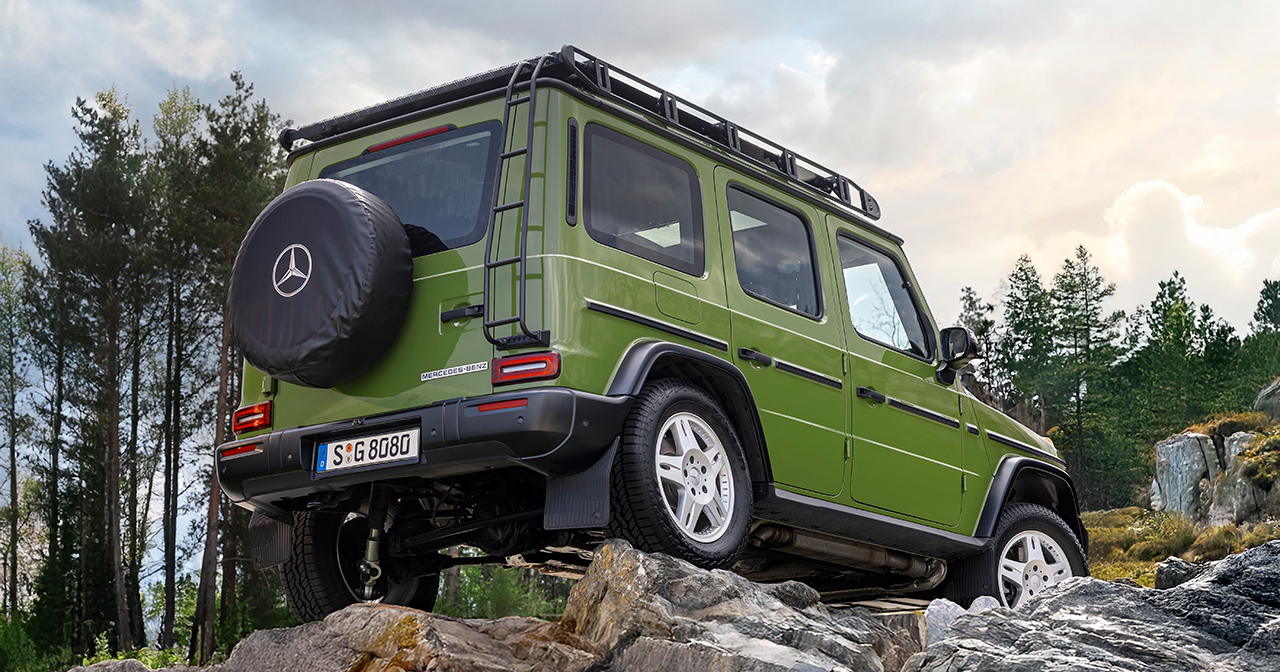 Intérieur du Mercedes-Benz G-Class Édition Plus Forte Que les Années 1980 Intérieur du Mercedes-Benz G-Class Édition Plus Forte Que les Années 1980