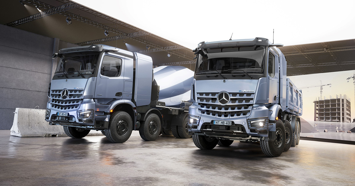 Camion électrique Mercedes-Benz eArocs 400 Camion électrique Mercedes-Benz eArocs 400
