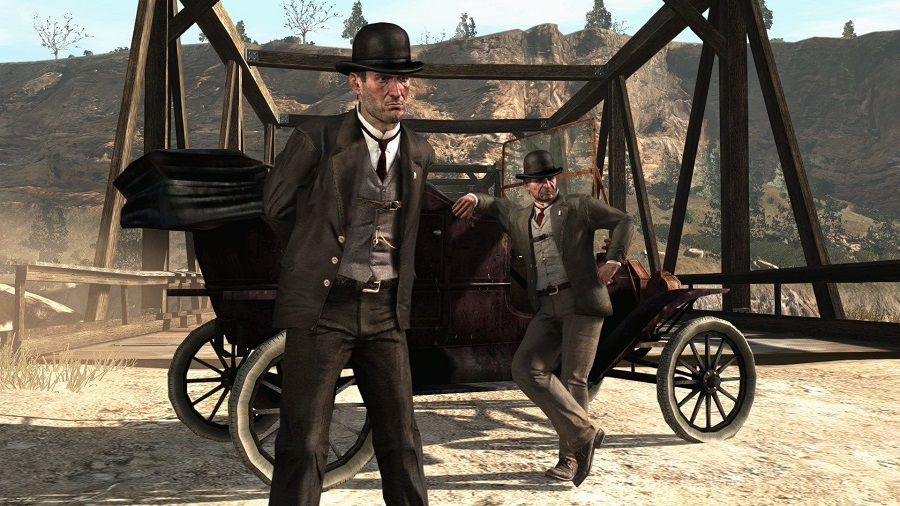 Rockstar Games a publié les premières captures d'écran de la réédition de Red Dead Redemption sur PlayStation 4 et Nintendo Switch. La différence avec le jeu original est notable-13 Rockstar Games a publié les premières captures d'écran de la réédition de Red Dead Redemption sur PlayStation 4 et Nintendo Switch. La différence avec le jeu original est notable-13